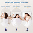 Pillows Standard Size Set of 4 - Bed Pillows for Sleeping 4 Pack, Cooling Supportive Hotel Pillows with Premium Soft Down Alternative Fill for Side Stomach and Back Sleepers 🍁 All In One Marketplace Canada