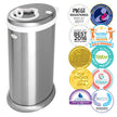 Ubbi Limited Edition, Money Saving, No Special Bag Required, Steel Odor Locking Diaper Pail, Chrome, 3.18 ounces 🍁 All In One Marketplace Canada