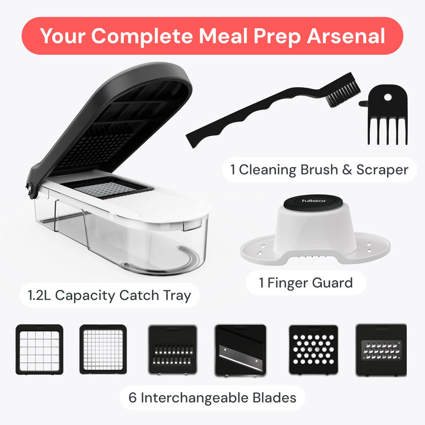 Fullstar Pro Core - Vegetable Chopper & Mandoline Slicer - 6 Blades 🍁 All In One Marketplace Canada
