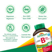 Jamieson Vitamin B100 Complex Caplets, Timed Released, Ultra Strength, Naturally Energizing, and Supports Metabolism. Vegetarian, Non-GMO, Gluten-Free, 120 Count, Proudly Canadian 🍁 All In One Marketplace Canada