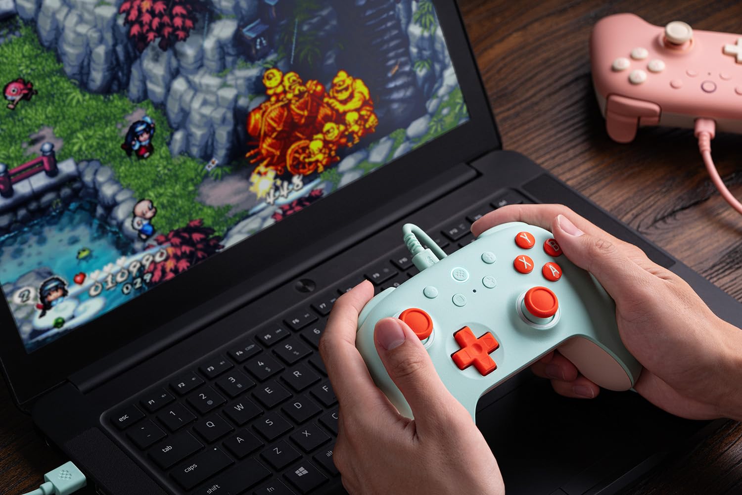 8BitDo Ultimate 2C Wired Controller for Windows PC and Android, with 1000Hz Polling Rate, Hall Effect Joysticks and Hall Triggers, and Remappable L4/R4 Bumpers (Mint) 🍁 All In One Marketplace Canada