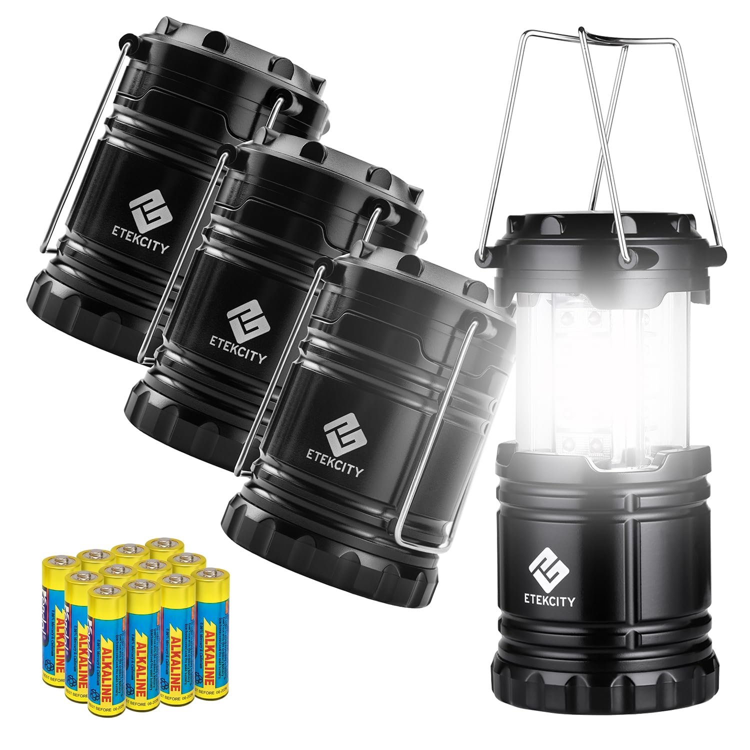 Etekcity LED Camping Lantern, 4 Pack, Battery Powered, Emergency Light 🍁 All In One Marketplace Canada
