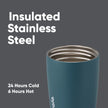 Owala SmoothSip Slider Insulated Stainless Steel Coffee Tumbler, Reusable Iced Coffee Cup, Hot Coffee Travel Mug, BPA Free 12 oz, High Dive 🍁 All In One Marketplace Canada