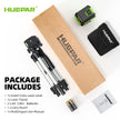 Huepar Self Leveling Laser Level with Tripod, 98Ft Green Cross Line Laser Leveler Tool for Picture Hanging, Tile, Home Renovation, Indoor Project, Battery Included, 40in Tripod 🍁 All In One Marketplace Canada