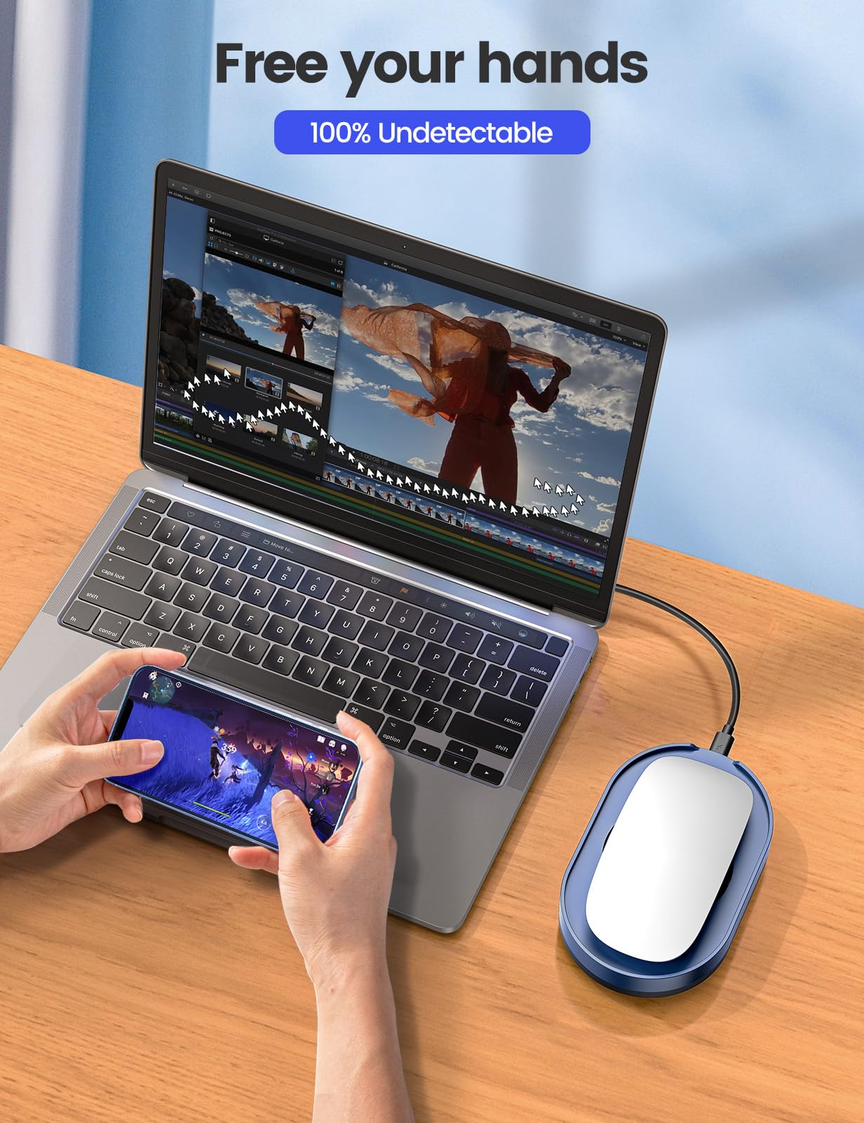 Vaydeer Undetectable Mouse Mover, M4 Mouse Jiggler Device with ON/Off Switch, Driver-Free Shaker Wiggler Mouse Movement Simulation for Computer Awakening, Gift Ideal for Men/Women 🍁 All In One Marketplace Canada