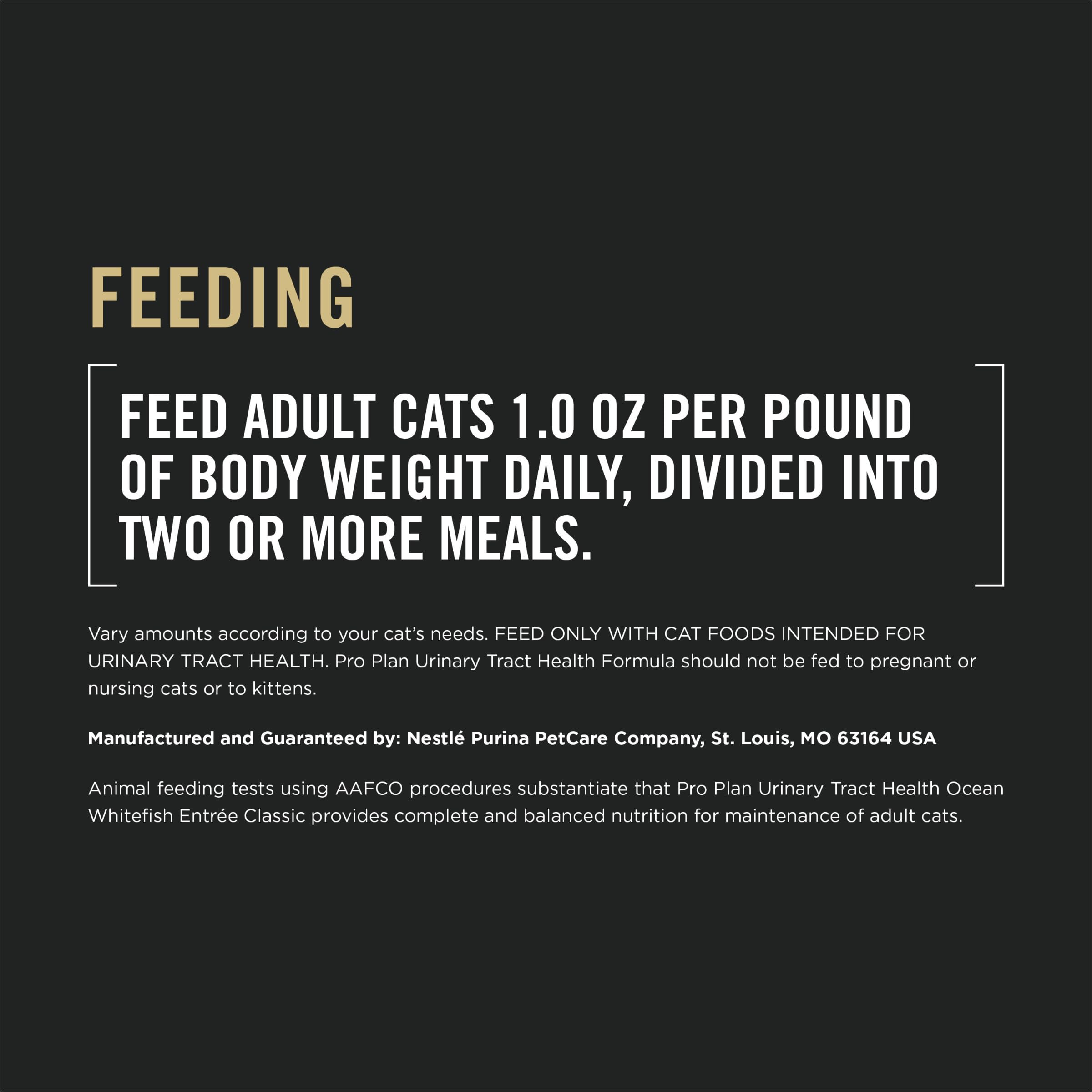 Purina Pro Plan Focus Adult Urinary Tract Health Formula Ocean Whitefish Entree Cat Food (24 Pack), 3 oz 🍁 All In One Marketplace Canada