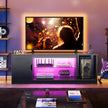 Bestier 57 inch TV Stand for 65 Inch TV, Black Entertainment Center 🍁 All In One Marketplace Canada