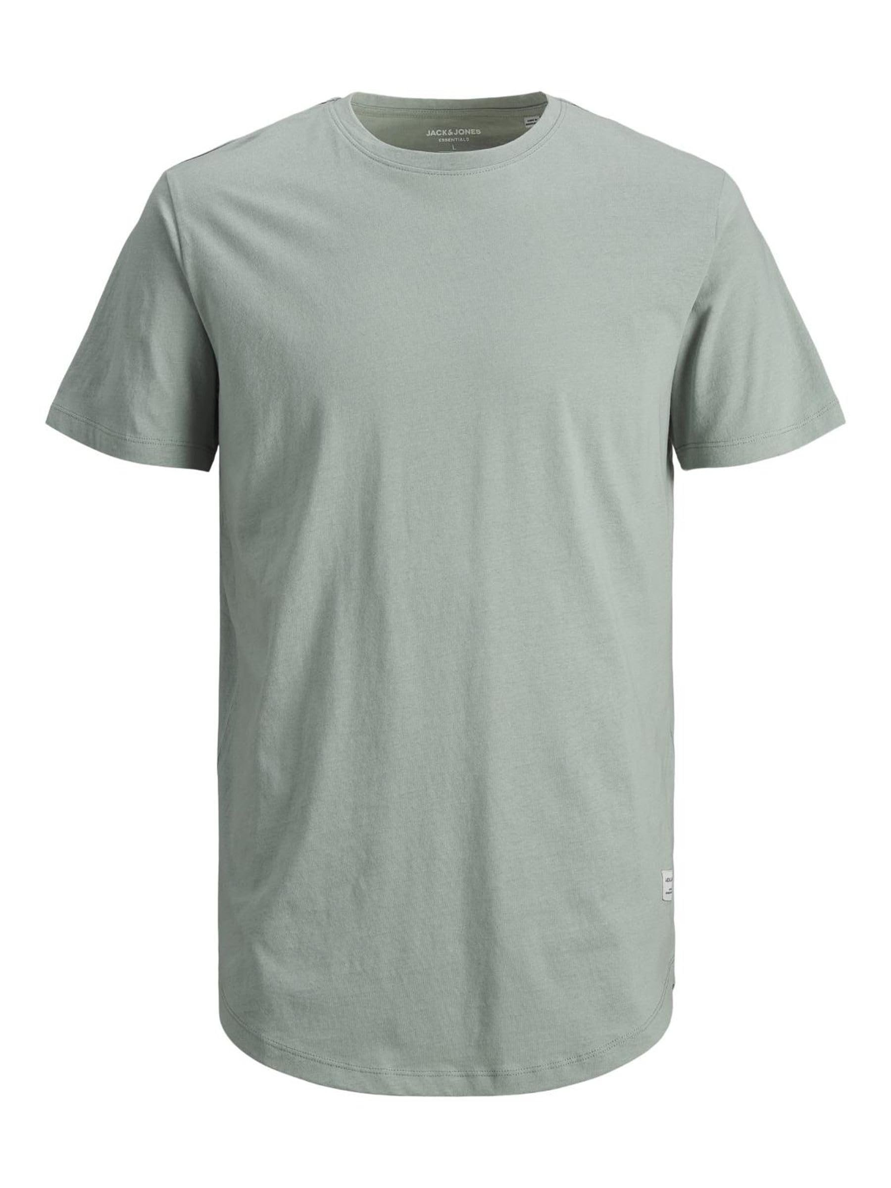 JACK & JONES Men's Long Line Fit T-Shirt JJENOA TEE SS Crew Neck NOOS White Medium 🍁 All In One Marketplace Canada