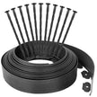 40Ft Garden Edging Border 2-inch Height with 40 Pcs 6-inch Plastic Stakes Landscape Edging Border Paver Edging Kit for Lawn, Yard, Flower Beds 🍁 All In One Marketplace Canada