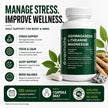 ALL-IN-ONE Ashwagandha 6000mg with L-Theanine 200mg & Magnesium Bisglycinate Chelated – Stress, Sleep, Mood, Calm & Relaxation Support – Non-GMO Vegan – 120 Capsules, 4 Month Supply – 1 Capsule Daily – Made in Canada 🍁 All In One Marketplace Canada