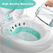 DEANIC Sitz Bath for Toilet Hemorrhoids, Postpartum Care, Collapsible Sitz Bath Tub for Hemorrhoids Treatment, Yoni Steam Seat Basin, Elderly Sit Bath (Green) 🍁 All In One Marketplace Canada