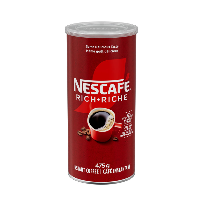 Nescafé Rich, Instant Coffee, 475g Tin, Brown (Package May Vary) 🍁 All In One Marketplace Canada