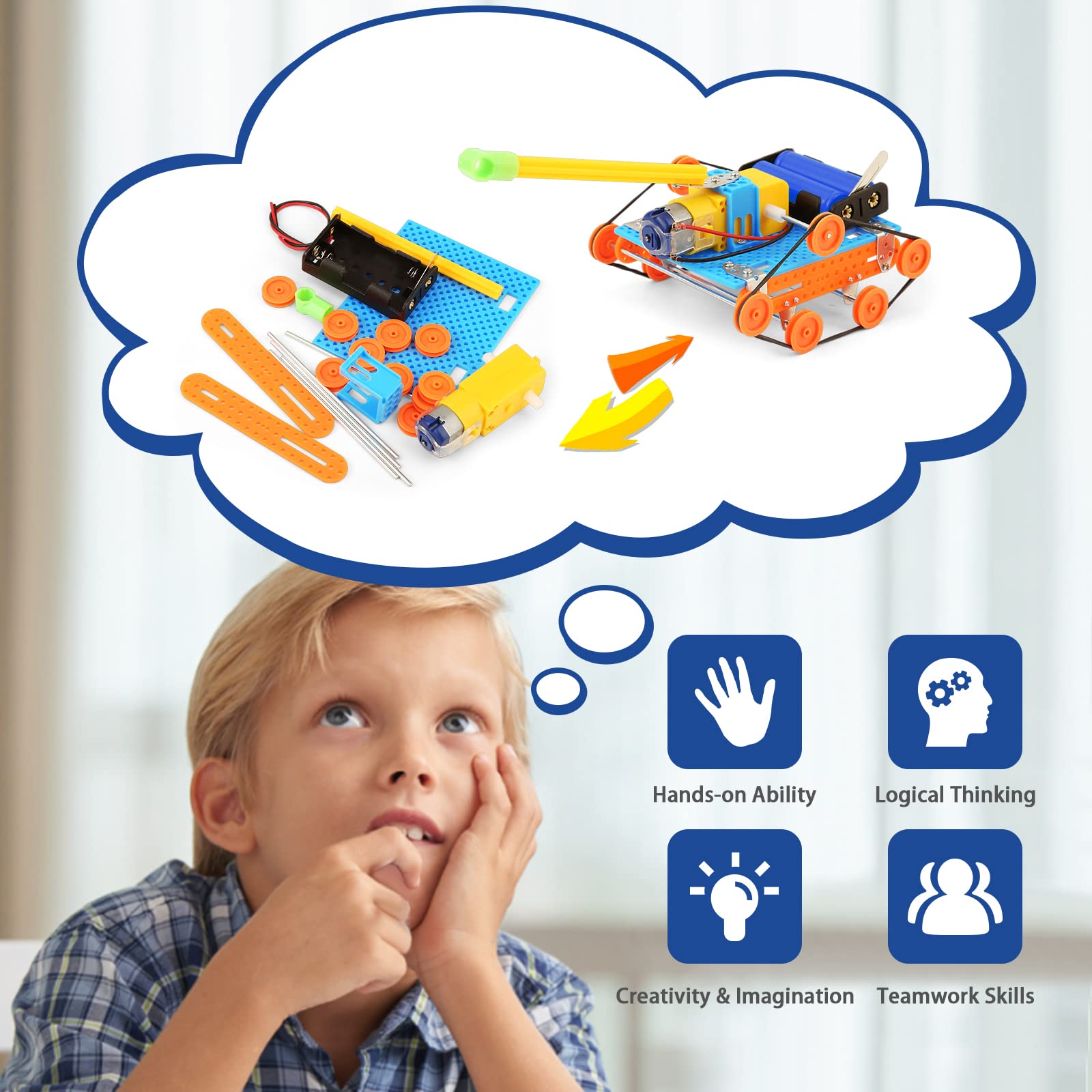 STEM Toys Science Kit for Kids 6-8 8-10 10-12, Crafts for Boys Girls Gifts 9-12 Years Old, STEM Building Robot Car Toys for Birthday Gift Ideas Age 8 9 10 11 12 🍁 All In One Marketplace Canada