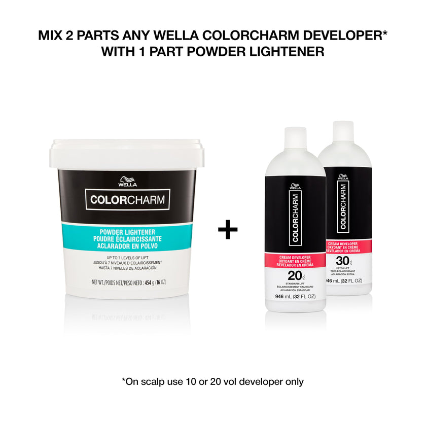 COLORCHARM Powder Hair Lightener| Up to 7 Levels of Lift | Dust Free| 1lb 🍁 All In One Marketplace Canada