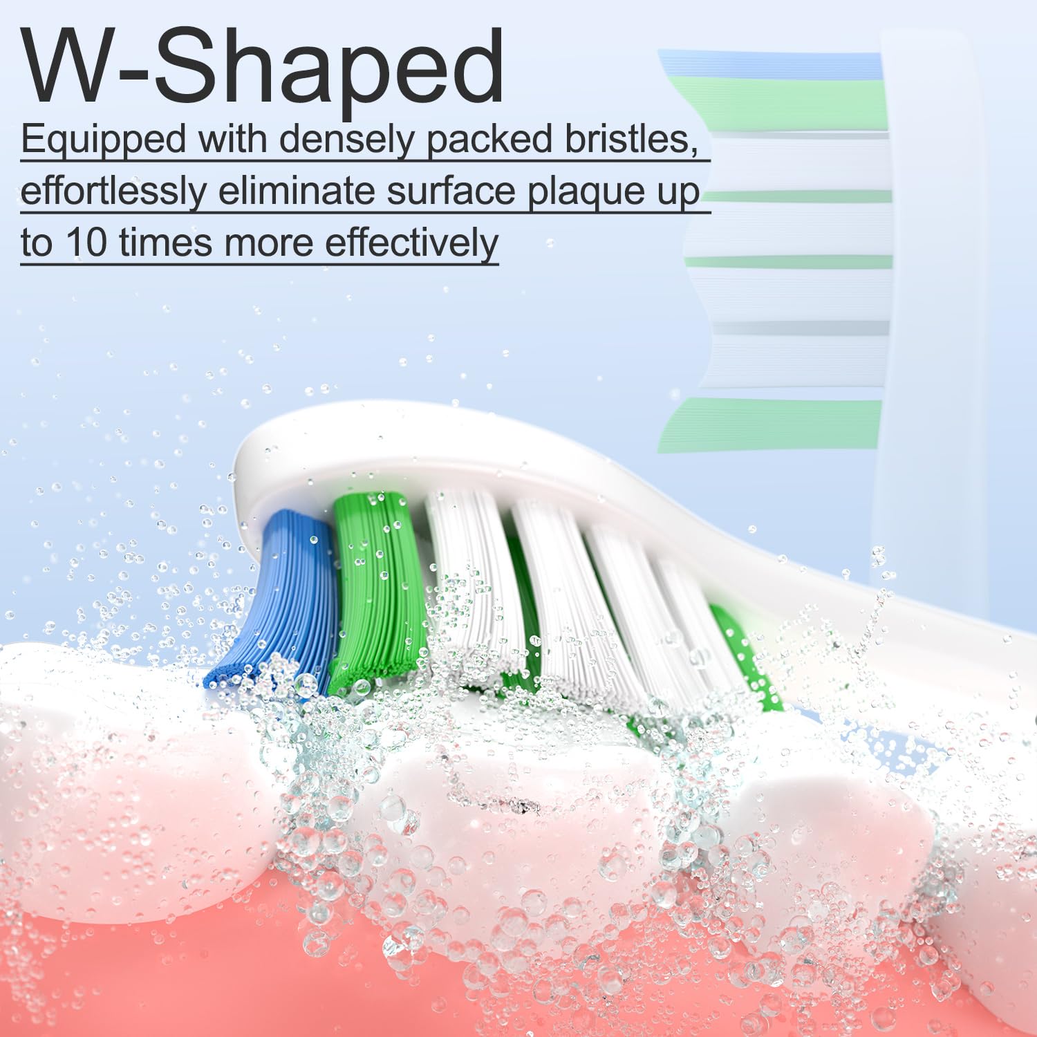 Replacement Toothbrush Head Compatible with Philips Sonicare Electric Toothbrush - Fit Plaque Control, Gum Health, FlexCare, HealthyWhite, Essence+ and EasyClean, 12 Pack 🍁 All In One Marketplace Canada