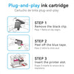 63XL Ink Cartridge Black/Colour Compatible for HP 63 Ink Cartridges Compatible for Envy 4520 4522 3634 OfficeJet 3830 4650 5252 5258 5260 DeskJet 3636 1111 3630 Printer 🍁 All In One Marketplace Canada