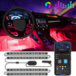 Govee Interior Lights for Car, App Control Smart Car Lights with DIY Mode and Music Mode, Waterproof LED Interior Lights with 2 Lines Design, RGB Under Dash Car LED Lights with Car Charger, DC 12V 🍁 All In One Marketplace Canada