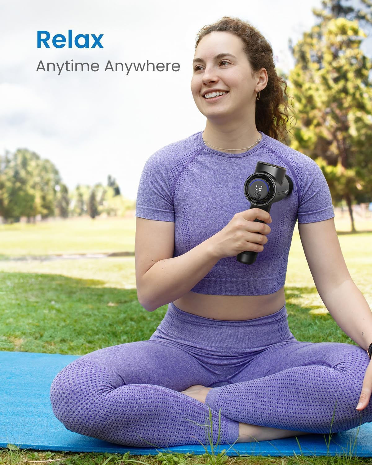 RENPHO Massage Gun, Powerful Massager Gun for Athletes, Percussion Massage Gun, Portable Hand held Electric Massager for Back, Carry Case, Gifts for Men Women, Active 🍁 All In One Marketplace Canada