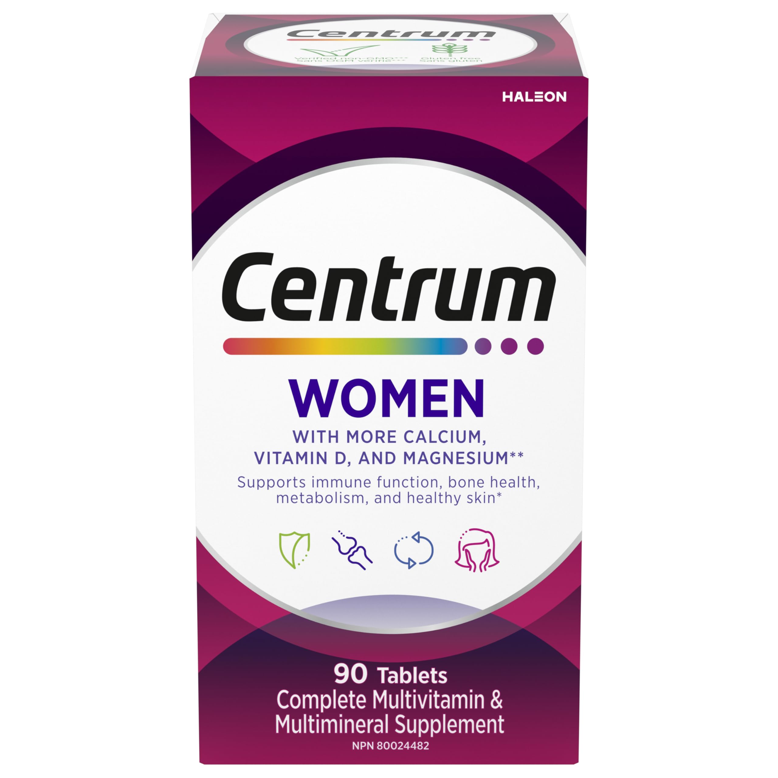 Centrum Women Multivitamins/Minerals Supplement, 90 Tablets (Packaging May Vary) 🍁 All In One Marketplace Canada