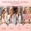 BAIMEI IcyMe Rose Quartz Roller & Gua Sha Set, Cooling Face Roller for Depuffing & Lymphatic Massage, Sculpting Tool for Face, Eyes & Neck, Smooth Skincare Gift for Women and Men 🍁 All In One Marketplace Canada