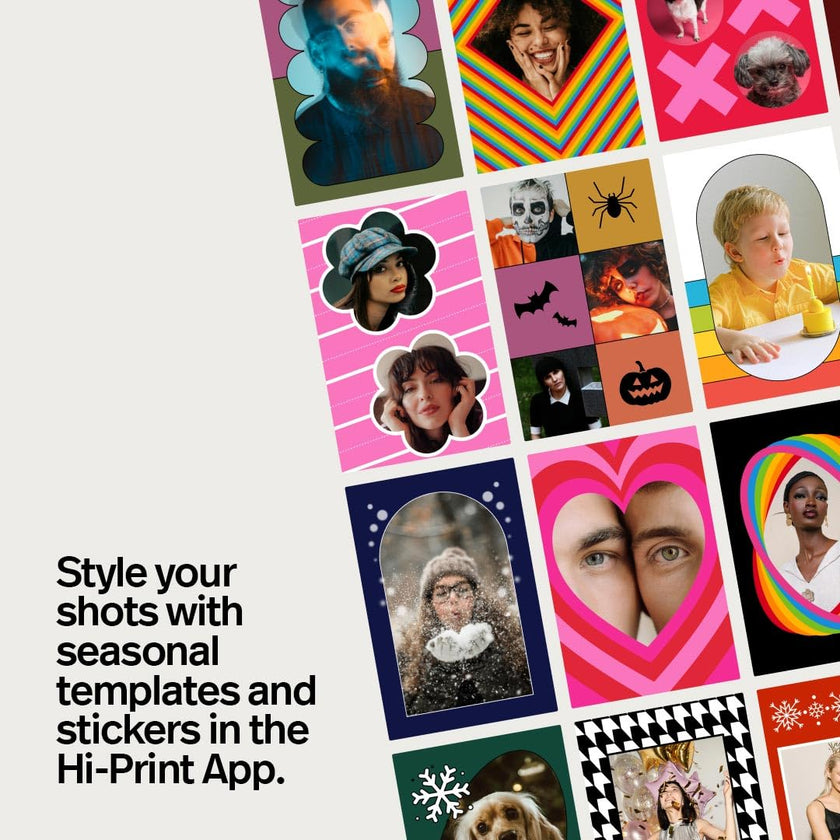 Polaroid Hi-Print - 2nd Generation Bluetooth Connected 2x3 Pocket Photo Dye-Sub Printer - White Printer Only (9128) 🍁 All In One Marketplace Canada