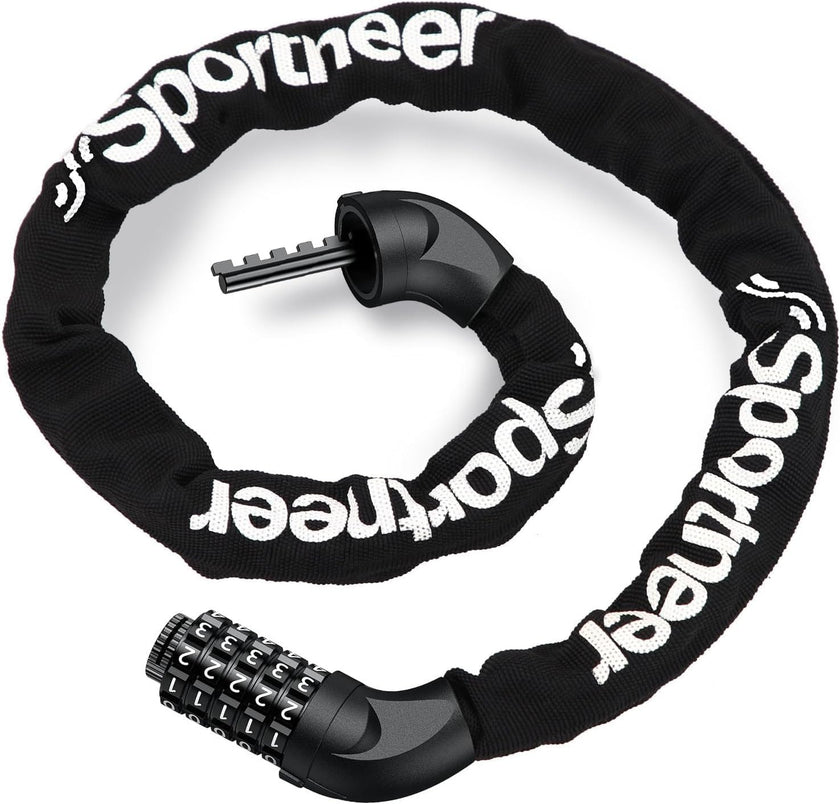 Bike Lock, 5-Digit Resettable Combination Bicycle Lock, Heavy Duty Anti-Theft Bike Chain Locks for Road Bike Mountain Bikes Cycling Locks 🍁 All In One Marketplace Canada