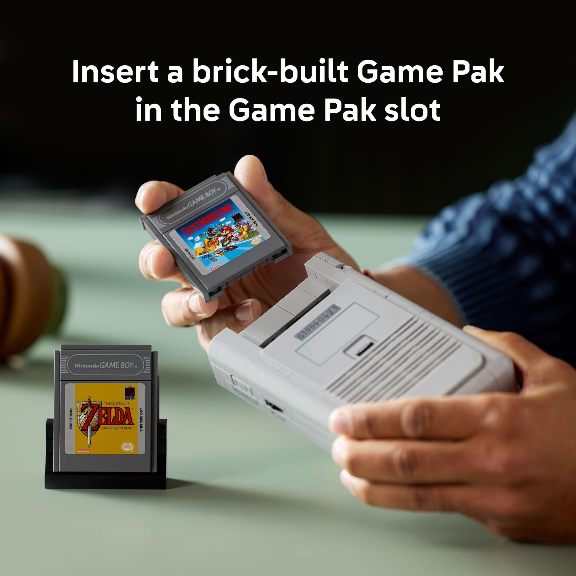 LEGO Super Mario Game Boy - Retro Building Sets for Adults, Ages 18+ - Gifts for Birthdays - Collectible Model with Game Paks and Display Stand - 72046 🍁 All In One Marketplace Canada