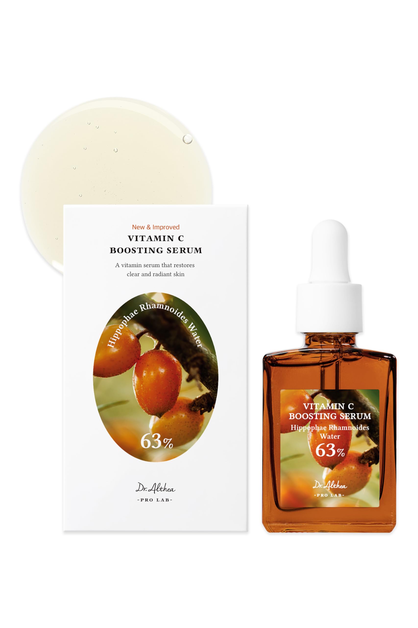 Dr.Althea Vitamin C Boosting Serum - 20% Vita Boosting Complex, 8 dIfferenct Hyaluronic Acid, Brightening, Antiaging, Facial Serum for Dark Spots, Fine Lines, Uneven Skin Tone, Korean Skincare 🍁 All In One Marketplace Canada