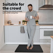 Art3d Anti Fatigue Mat - 1/2 Inch Cushioned Kitchen Mat - Non Slip Foam Comfort Cushion for Standing Desk, Office or Garage Floor (17.3