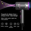 Slopehill Professional Ionic Hair Dryer, Powerful 1800W Fast Drying Low Noise Blow Dryer with 2 Concentrator Nozzle 1 Diffuser Attachments for Home Salon Travel (Grey) 🍁 All In One Marketplace Canada