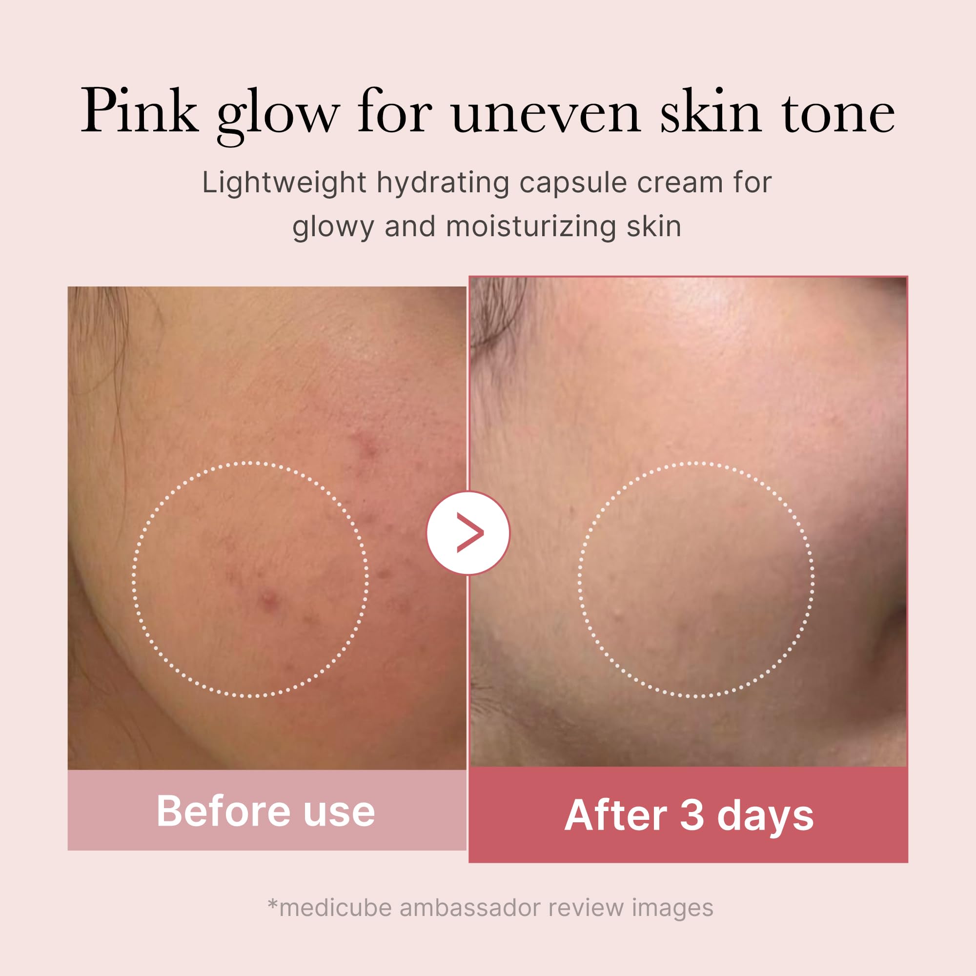 medicube Salmon DNA PDRN Pink Collagen Capsule Cream, Face Moisturizer | Lightweight Moisturizing Cream | PDRN, Niacinamide for Uneven Skin Tone, Glow hydration | Korean Skin Care 1.94 oz 🍁 All In One Marketplace Canada
