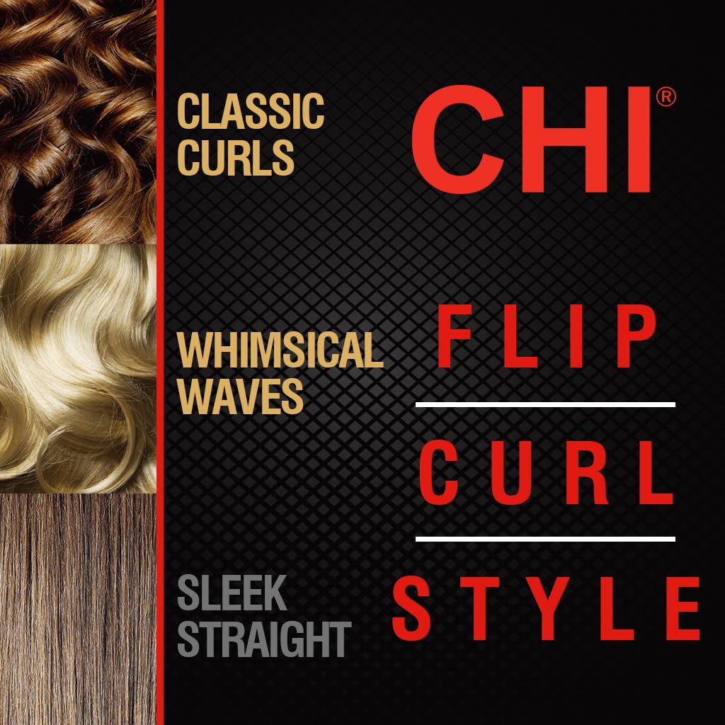 CHI Original Digital Ceramic Hairstyling Iron, Hair Straightener Delivers Shiny, Smooth Results, Even Heat for Less Damage, 1