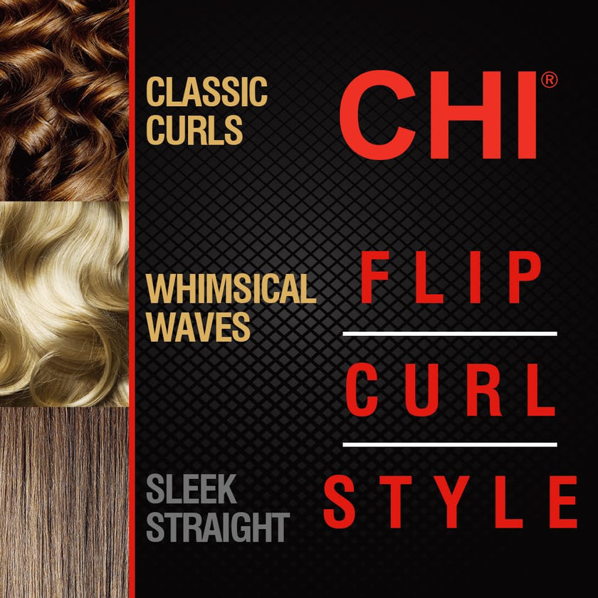 CHI Original Digital Ceramic Hairstyling Iron, Hair Straightener Delivers Shiny, Smooth Results, Even Heat for Less Damage, 1