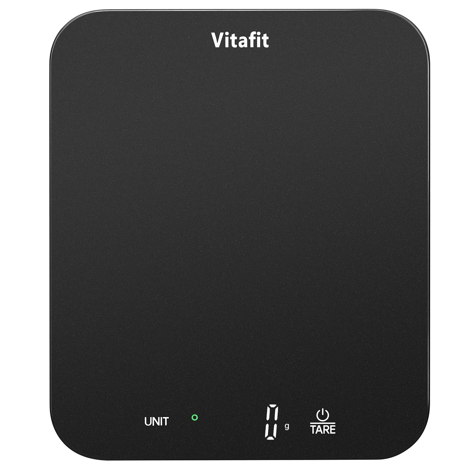 Vitafit 33lb/15kg Digital Food Scale in High Precision 0.1oz/1g, Our Own Kitchen Scale Professional Factory Since 2001, Scale Grams for Cooking & Baking, LED, 3*AAA Battery, Spray Silver Black 🍁 All In One Marketplace Canada