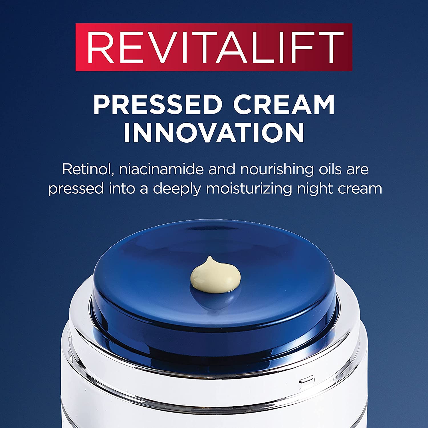 L'Oreal Paris Retinol Pressed Night Cream with Niacinamide, Reduces the Look of Wrinkles & Hydrates Skin, Revitalift Triple Power LZR, Skincare, 47 ml 🍁 All In One Marketplace Canada