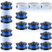 15 Pcs AC14RL3A Replacement Weed Wacker String for Ryobi One+, 0.065'' String Trimmer Refill and AC14HCA Cover Cap Compatible with Ryobi 18v, 24v, and 40v Cordless Trimmers (12 Spools+3 Caps) 🍁 All In One Marketplace Canada