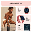 Google Fitbit Versa 4 Fitness Smartwatch with Daily Readiness, Gps, 24/7 Heart Rate, 40+ Exercise Modes, Sleep Tracking and More, Pink Sand/copper Rose, One Size (S and L Bands Included) 🍁 All In One Marketplace Canada
