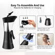 Manual Ear Wax Removal Kit - One-Hand Control Ear Cleaner Tool, Easy to Use Ear Irrigation Flushing System with Soft Silicone Tip for Effective & Safe to Clean Ear Built Up Wax Home Use(Black) 🍁 All In One Marketplace Canada