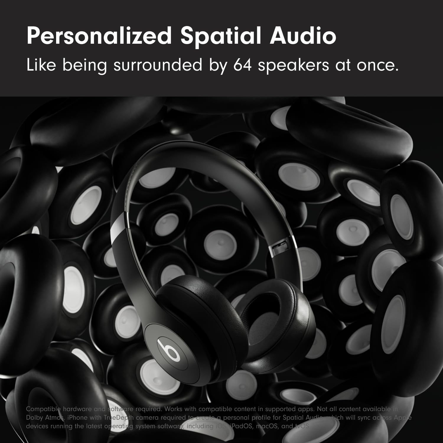 Beats Solo 4 - Wireless Bluetooth On-Ear Headphones, Apple & Android Compatible, Up to 50 Hours of Battery Life - Matte Black 🍁 All In One Marketplace Canada
