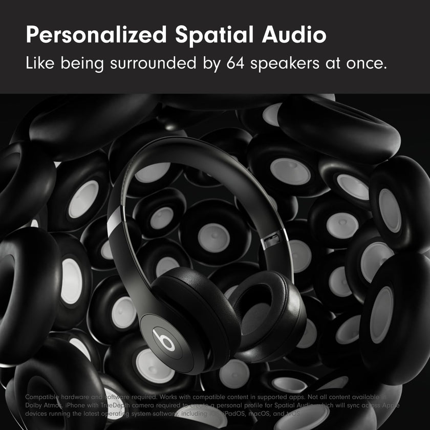 Beats Solo 4 - Wireless Bluetooth On-Ear Headphones, Apple & Android Compatible, Up to 50 Hours of Battery Life - Matte Black 🍁 All In One Marketplace Canada