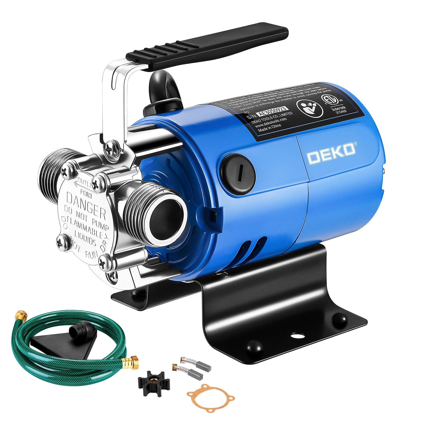 Water Transfer Pump: DEKOPRO Transfer Pump Electric Water Pump Utility Pump Rain Barrel Garden Hose Pump 115V 🍁 All In One Marketplace Canada