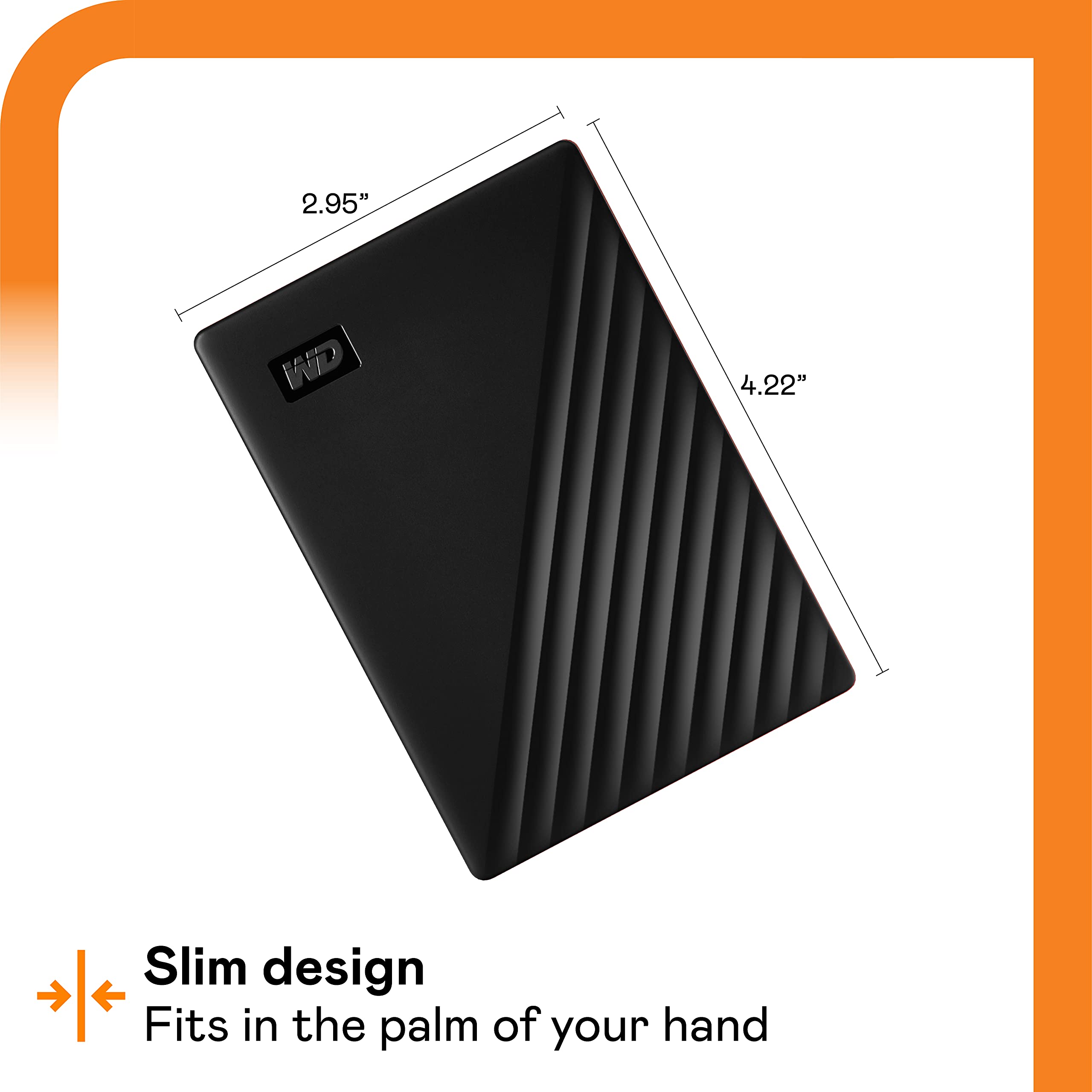 WD 2TB My Passport Portable External Hard Drive HDD, USB 3.0, USB 2.0 Compatible, Black - WDBYVG0020BBK-WESN 🍁 All In One Marketplace Canada