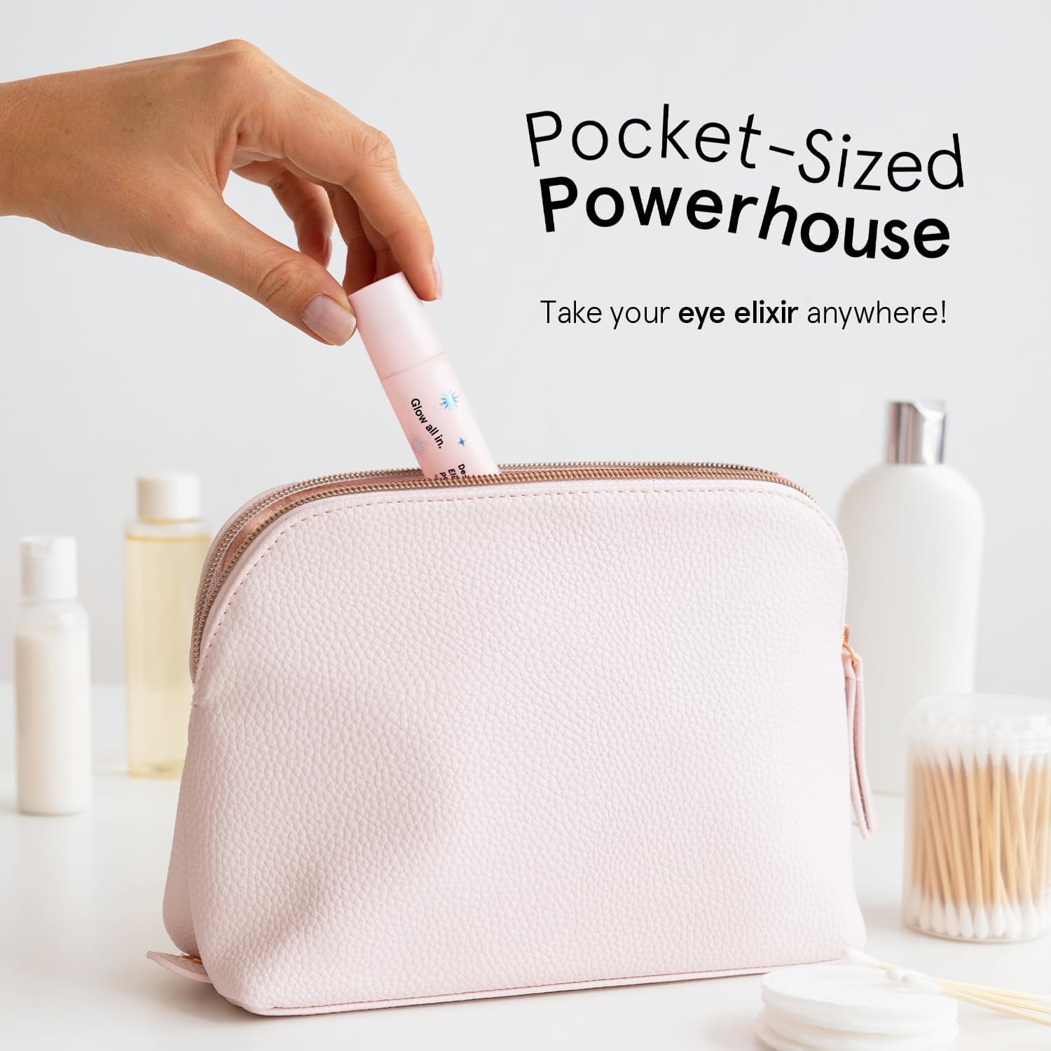 grace & stella Under Eye Brightener Roller - Airplane Travel Essentials - Travel Size Toiletries - Retinol & Caffeine Eye Serum for Puffiness, Dark Circles, Wrinkles - Vegan Skincare (15ml / 0.51floz) 🍁 All In One Marketplace Canada
