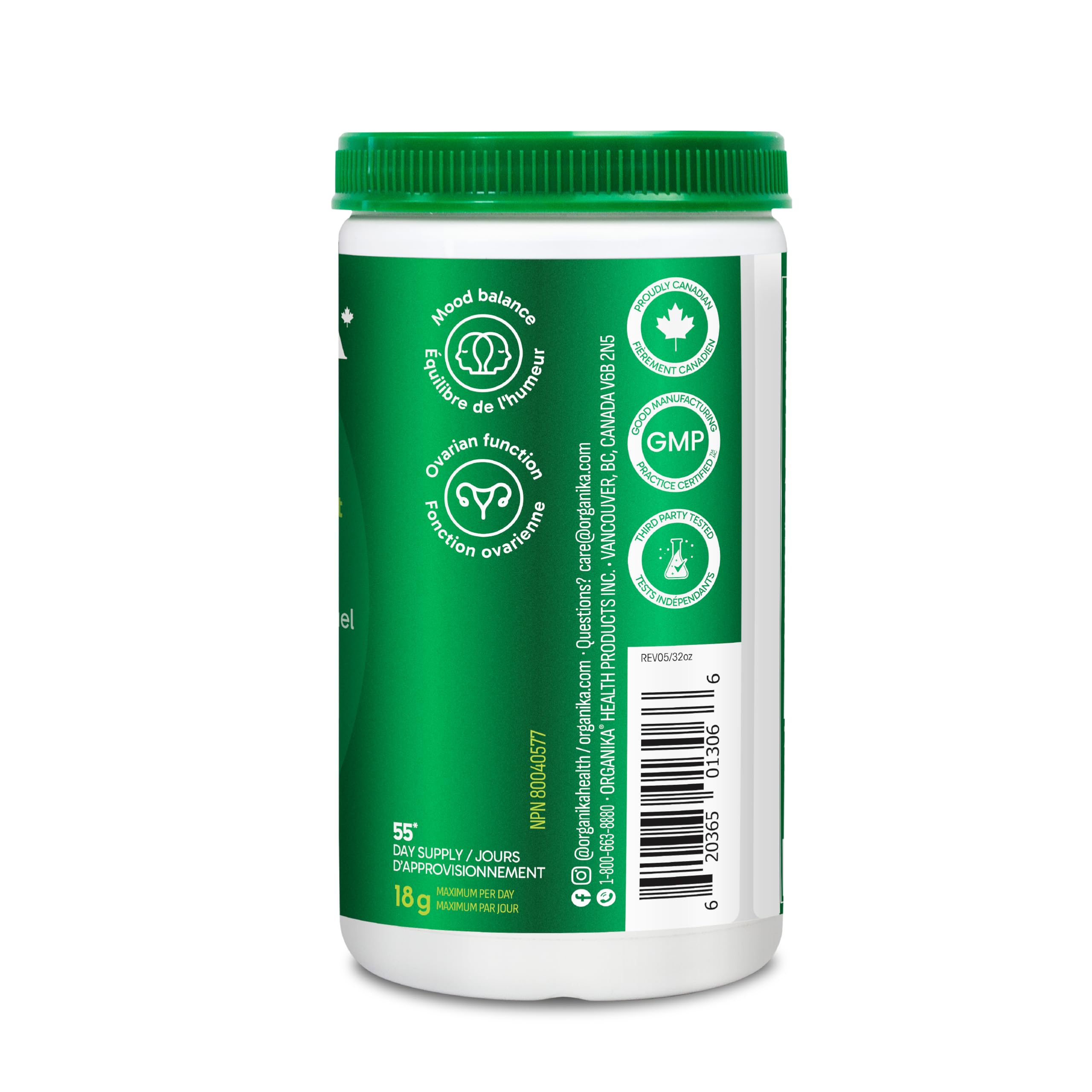 Organika Canadian-Made Inositol (Myo-Inositol)- Cellular Response, Mood Balance, Insulin Support- 500g 🍁 All In One Marketplace Canada