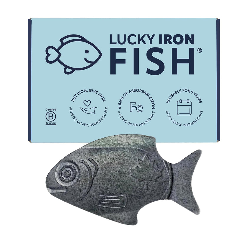 The Original Lucky Iron Fish ®. An Iron Supplement Alternative to Reduce Deficiency. No Side Effects. Use once daily - 5 year supply included. Canadian-Owned. 🍁 All In One Marketplace Canada
