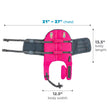 Outward Hound Granby Splash Dog Life Jacket with Handle, Reflective Floating Vest for Swimming & Boating, Maximum Buoyancy, All Skill Levels, Medium Dogs (21–27