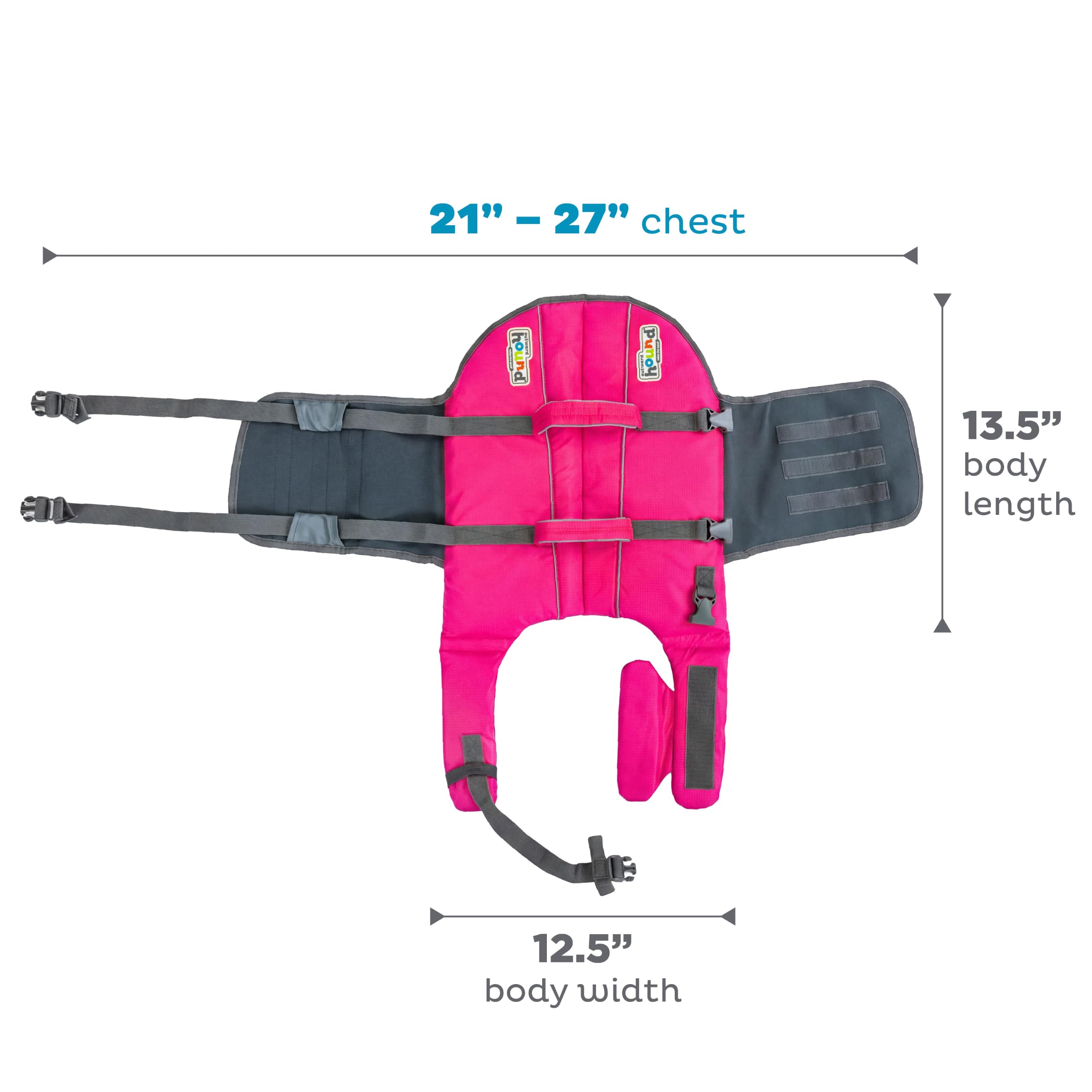 Outward Hound Granby Splash Dog Life Jacket with Handle, Reflective Floating Vest for Swimming & Boating, Maximum Buoyancy, All Skill Levels, Medium Dogs (21–27