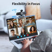 EMEET NOVA 4K Webcam for PC - Computer Camera PDAF Autofocus, 2 Mics, 73° FOV, Auto Light Correction, USB Plug & Play Web Cam, Privacy Cover, Ideal for Home Office, Streaming, Business & Video Calls 🍁 All In One Marketplace Canada