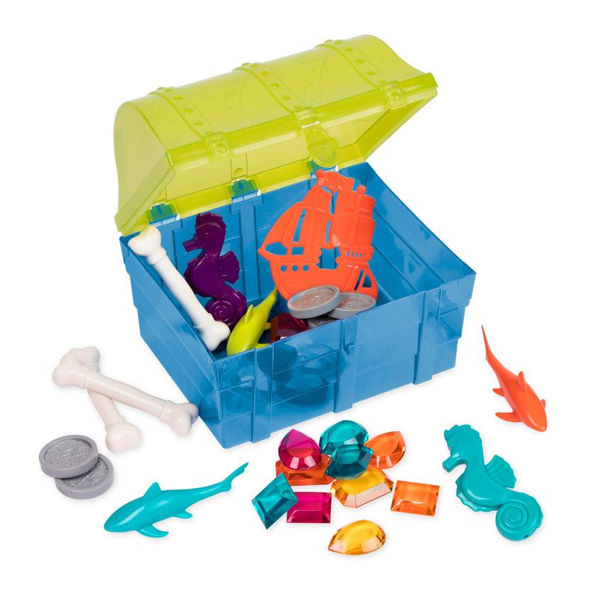 Battat Pirate Diving Set, Treasure Chest Pool Toy, 28 Pieces, Water & Sand 🍁 All In One Marketplace Canada