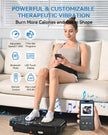 GDCOO Vibration Plate Exercise Machine, Vibrating Plate for Lymphatic Drainage, Vibrating Platform with 200 Adjustable Speeds, Fitness & Weight Loss Vibration Plate, 450 Lbs Max Capacity (Matte Black) 🍁 All In One Marketplace Canada